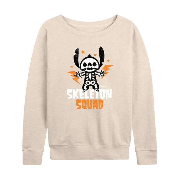 Lilo & Stitch - Skeleton Squad - Women's Lightweight French Terry Long Sleeve Shirt