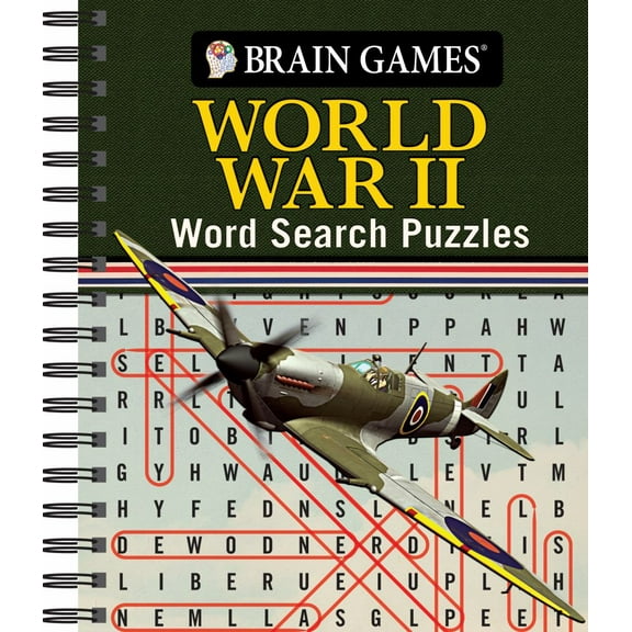 Brain Games Brain Games - World War II Word Search Puzzles, (Spiral-Bound)