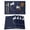 Blue, variant on Brown Modern Placemats Set of 6, Farmhouse Rabbit Abstract Art Placemats for Dining Table, Place Mats for Kitchen Tabletop, Waterproof Wipeable Dining Table Mats Set