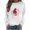 White, variant on SBYOJLPB Breast Cancer Awareness Long Sleeve T-Shirt for Women Round Neck Inspirational Tee Shirts Tops