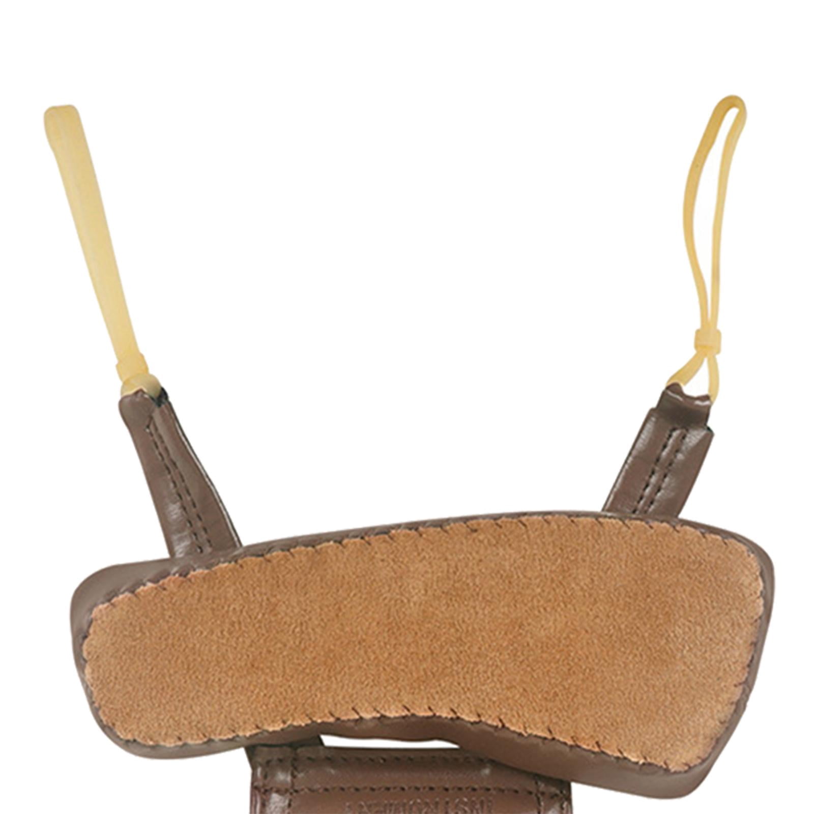 LeeQinersw Violin Shoulder Rest Pad Cover Anti Slip Chin Protector Chinrest Pad for Musical style D
