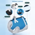 thumbnail image 4 of HQREA Small Dog Cooling Vest Reflective No-Pull Dog Harness Puppy Life Jacket for Swimming, 4 of 8