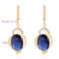 thumbnail image 4 of AAA Zircon Earrings 18K Gold Galvanization, 4 of 4