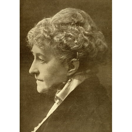 Feminist Photo - Sarah Grand Frances Bellenden Clarke 1854-1943 English Feminist New Woman And AutobiographerFrom The Book The Masterpiece Library Of Short Stories English Volume 9 PosterPrint