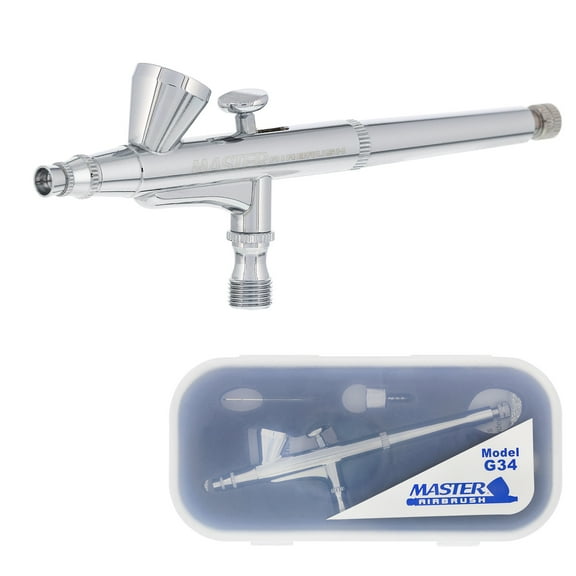 Pro DUAL-ACTION Gravity AIRBRUSH SET KIT Auto Paint Nail Body Art Tattoo Cake