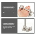 thumbnail image 3 of Stair Handrail Bracket Column Support Holder for Indoor Stairs 2pcs, 3 of 8