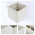 thumbnail image 2 of REGALWOVEN Storage Cube, Fabric Storage Bin for Shelves Closet, Set of 3 Collapsible Storage Baskets for Organizing Clothes Books White 13*13*13in, 2 of 6