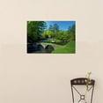 thumbnail image 4 of Augusta National Golf Course Golf Club Landscape Artwork for Gym Wall Art Canvas Painting Home Decorations Poster Print Framed 12x16inch Green Picture Office Wall Decor, 4 of 6