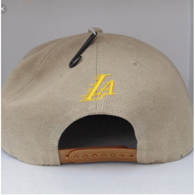 Los Angeles Lakers キャップ ベージュ ULTRA GAME LA Lakers Hat Tan Brown Ultra Game Cyclone Snapback Cap - Walmart.com