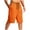 Orange, variant on Dagugfen Workout Shorts for Men Knee Length Loose Breathable Sports Running Shorts with Zipper Pockets
