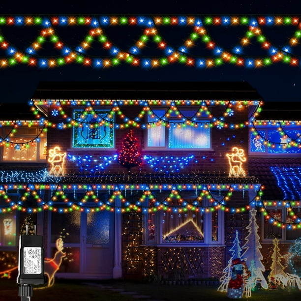 Luces de Navidad XTF2015 12 metros 380 LEDs de colores cambiantes
