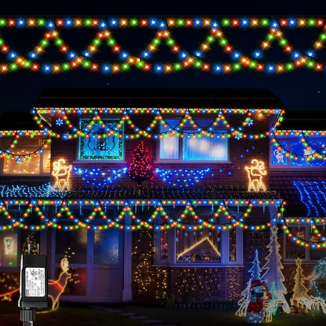 Luces de Navidad XTF2015 12 metros 380 LEDs de colores cambiantes