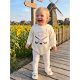 thumbnail image 6 of RUINIXCW Baby Girls Sweatshirt Romper Ice Hockey Print Round Neck Long Sleeve Jumpsuits for Newborn Infant Fashion Clothes, 6 of 9