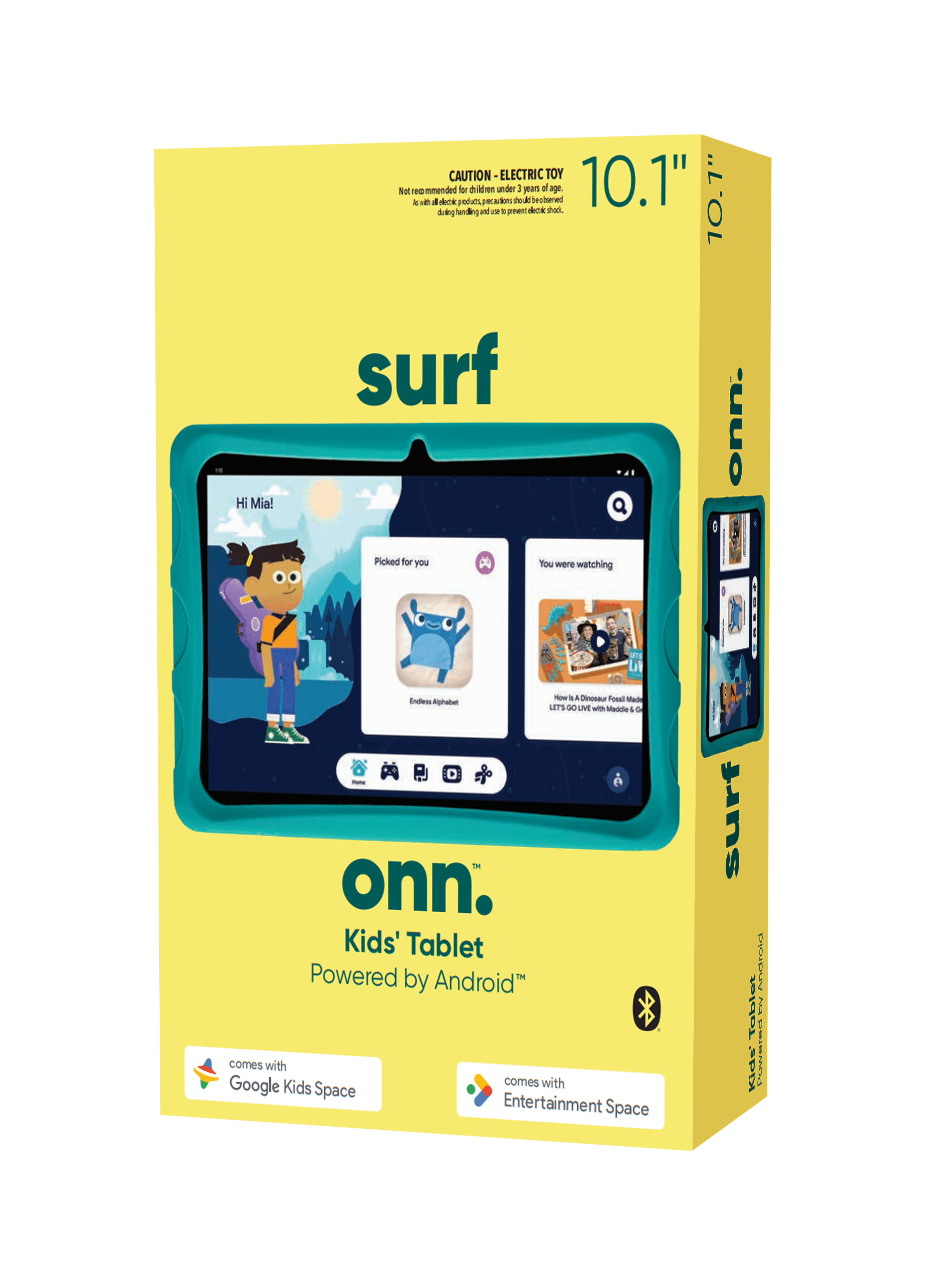 onn. 10" Kids Tablet Teal Sachet