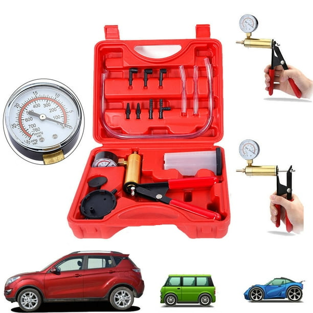 Ktaxon Hand Held Vacuum Pressure Pump Tester Kit, Brake Fluid Bleeder
