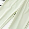 thumbnail image 6 of SGMVNU Girls Summer Pants Ice Silk Flared Leg Toddler Comfortable Casual Outdoor Play Elastic Waist Soft Breathable Proof Kids Clothes(Size 3-4 Years,Green), 6 of 9