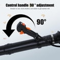 thumbnail image 4 of Floseru Leaf Blower Backpack, 52CC 2-Cycle 550 CFM 1.7 HP Gas Powered Strong Air Flow , Ideal for Leaf, Sand, Gravel, Snow, Yard and Driveway, 4 of 10