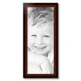thumbnail image 2 of ArtToFrames 11" x 27" Matte mahogany Diploma Picture Frame, 11x27 inch Brown Wood Poster Frame (WOM-5108), 2 of 7