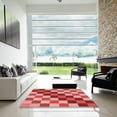 thumbnail image 7 of Ahgly Company Machine Washable Indoor Square Transitional Red Area Rugs, 3' Square, 7 of 7