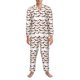thumbnail image 3 of Balery Dachshund Dog Puppy Pijama para Hombre de Dos Piezas con Manga Larga, Conjunto de Dormir y Descanso Suave con Bolsillos-Large, 3 of 7