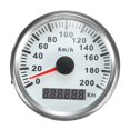 thumbnail image 2 of Stainless Steel Waterproof Auto Car GPS Speedometer White 200KM/H Digital Gauge 200km 3.35" Inch, 2 of 8