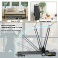 thumbnail image 2 of 2.5HP Under Desk Folding Treadmills for Home,2-in-1 Running, Walking&Jogging Portable Running Machine with Bluetooth Speaker & Remote Control,5 Modes & 12 Programs, 2 of 8