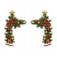 thumbnail image 2 of 2-Piece Christmas Tree Christmas Door Frame Corner Decor, Peeking Holiday Door Topper Set with Evergreen Accent for Entryway, Doorway and Seasonal Holiday Home Decor, 2 of 5