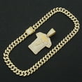thumbnail image 4 of Men Women Hip Hop Number 7 Jersey Pendant Necklace Crystal Cuban Chain HipHop Iced Out Bling Necklaces Fashion Charm Jewelry, 4 of 7