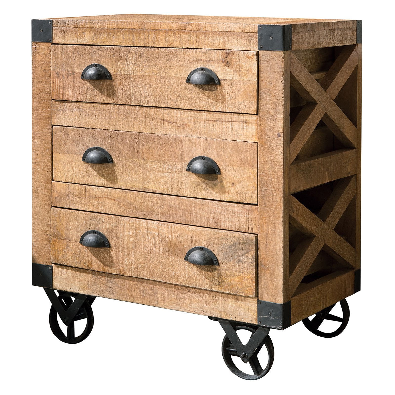 Coaster Furniture Wood And Metal Accent Cabinet Com