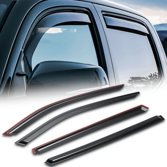 Magshion 4 Pieces Window Visor Deflector Rain Guard Smoke Tinted for 2020 2021 2022 2023 Toyota Highlander