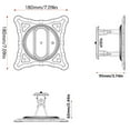 thumbnail image 2 of Necvior Adjustable 360 Rotation Projectors Mount with Stable 4 Corner Support for Home, 2 of 9