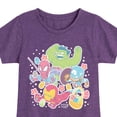 thumbnail image 3 of Marvel The Avengers - Easter Stickers - Toddler And Youth Girls Fitted Short Sleeve Graphic T-Shirt, 3 of 5