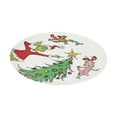 thumbnail image 3 of Grinch 10-inch Green Melamine Plate with Christmas Tree and Characters, 3 of 3