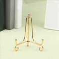 thumbnail image 2 of 5X Soporte Exhibición Dorado, Soporte para Manualidades, Soporte para Libros, Pedestal para Fotos, para Platos, Estante para Platos, Caballete, Decoración Almacenamiento-15Cm, 2 of 5