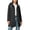 Dark Gray, variant on Waterproof Rain Jackets for Women Lightweight Womens Windbreaker Jacket Adjustable Drawstring Hooded Jacket Relaxed Mid Length Rain Coat Trendy Versatile Solid Color Outdoor Hoodies S