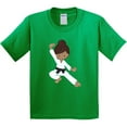 thumbnail image 3 of Inktastic African American Girl, Black Belt, Karate Girl Youth T-Shirt, 3 of 5