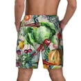 thumbnail image 4 of Goofa Vegan1 Printed Men's Swim Trunks Board Shorts Quick Dry Mens Swimming Trunks with Compression Liner,Breathable Fit Hawaii Beach Shorts-Medium, 4 of 9