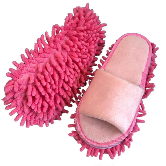 Zapatillas de Trapeador Lavables, Pantuflas de Microfibra para Mujer, Trapeador de Chenilla para Quitar el Polvo, Pantuflas de Piso para Perezosos para Baño, Oficina, Cocina, Cocina,