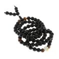 thumbnail image 1 of Brazalete de s de obsidiana larga personalizada Ratón Hugo Pulsera de cuentas de obsidiana, 1 of 10