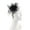 Black, variant on IDALL Fascinators Hats Tea Party Hats Girl Lady Hat Headwear Church Feather Clip Fascinators Hat Wedding Party Cap For Women Party Hats Fascinator Headband A One Size