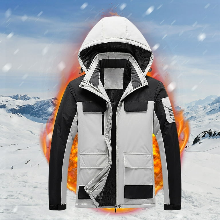 Unisex Winter Thicken Full Zip Warm Soft Polar Fleece Jacket Snow