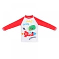 thumbnail image 6 of URMAGIC Kid Toddler Boys Two Pieces Swimsuit Set Swimwear Dinosaur Bathing Suit Rash Guards with Hat UPF 50+ 3-13 Years, 6 of 7