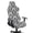 Grey Skull Floral, variant on Whosucclay Grey Skull Floral Print Gaming Chair Cover, Stretchable Elastic Computer Desk Chair Cover with Armrest Covers, 4Pcs Soft Non Fading Office Chairs Covers Slipcovers