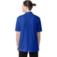 thumbnail image 3 of Hanes X-Temp Men's Performance Polo Shirt with Odor Control Deep Royal 3XL, 3 of 4
