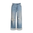 thumbnail image 6 of Jessica Simpson Women's Zinnia Wide Leg Boyfriend Jeans, Sizes 2-16, 6 of 6
