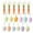 C, variant on Moocorvic 24 Pack Easter Egg Ornaments Colorful Foam Easter Hanging Artificial Carrots for Easter Tree Decorations Spring Party
