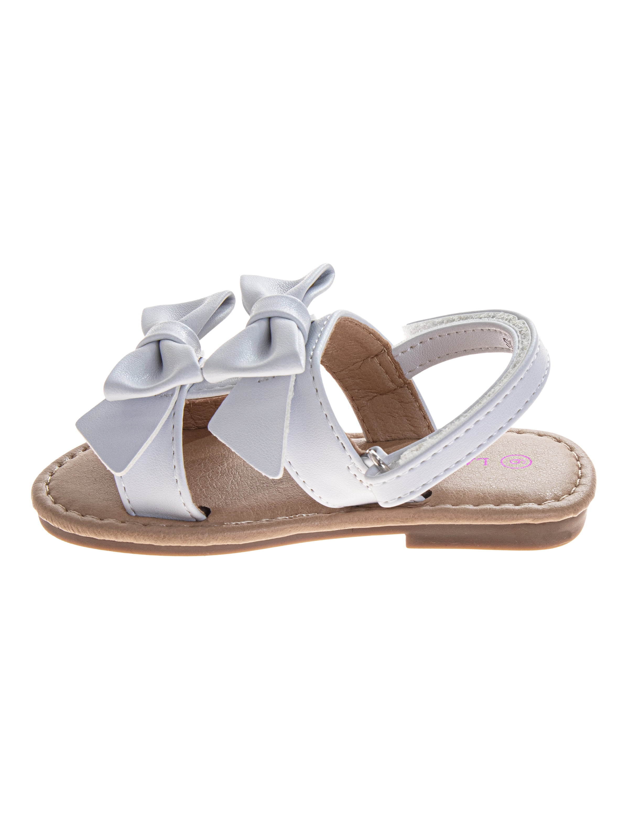 Laura Ashley Toddler Girls Bow Strap Sandals