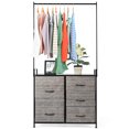 thumbnail image 2 of Gymax Dresser Storage Tower Closet Organizer w/ 5 Drawers Metal Frame Wooden Top, 2 of 8