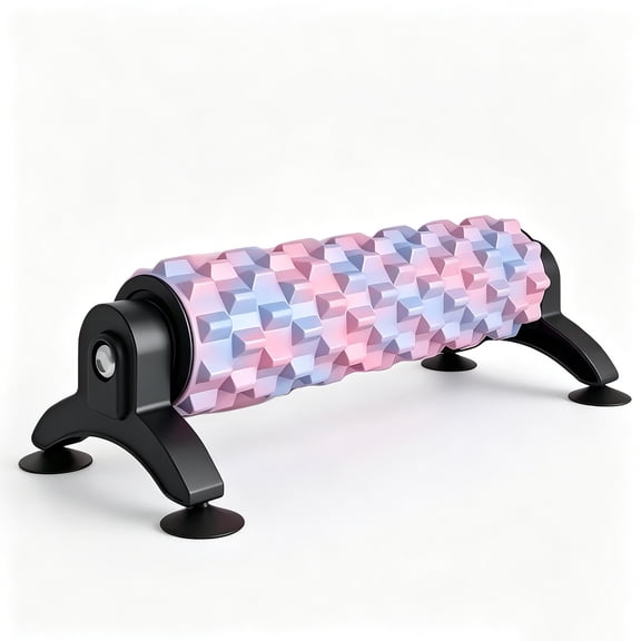 Foam Roller- Medium Density Deep Tissue Massager for Muscle Massage and Myofascial Trigger Point Release Suction Cup Solid Foam Shaft