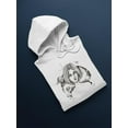 thumbnail image 3 of Girl In Space Design Hoodie Men -Image by Shutterstock, Male Medium, 3 of 4